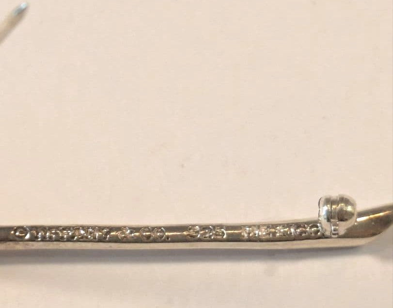 TIFFANY & Co. Calla Lily Brooch Pin Sterling Silver 925 Mexico Vintage Jewelry
