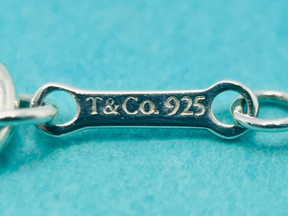 Tiffany & Co Sterling Silver 925 Venice Luce Drop Pendant Necklace Used Japan