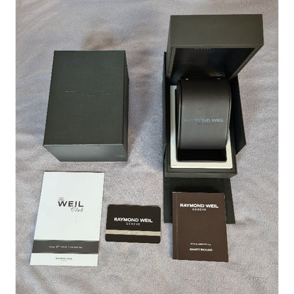 Near Mint Raymond Weil Maestro 2227-ST-00659 Automatic Stainless Steel Watch Men