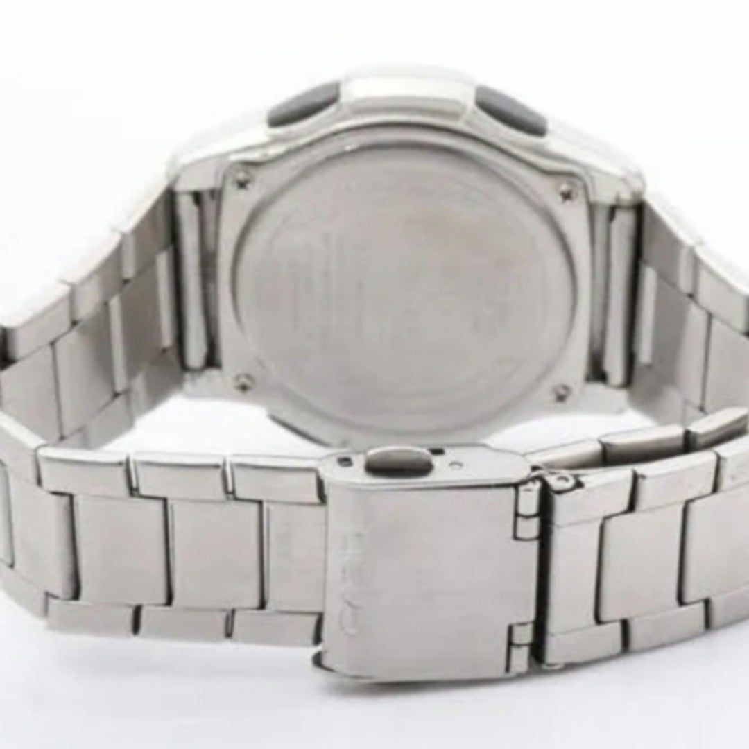 CASIO Wave Ceptor WVA-M630D-1AJF Solar Radio Watch Black Dial 42mm Steel Band