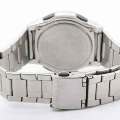 CASIO Wave Ceptor WVA-M630D-1AJF Solar Radio Watch Black Dial 42mm Steel Band