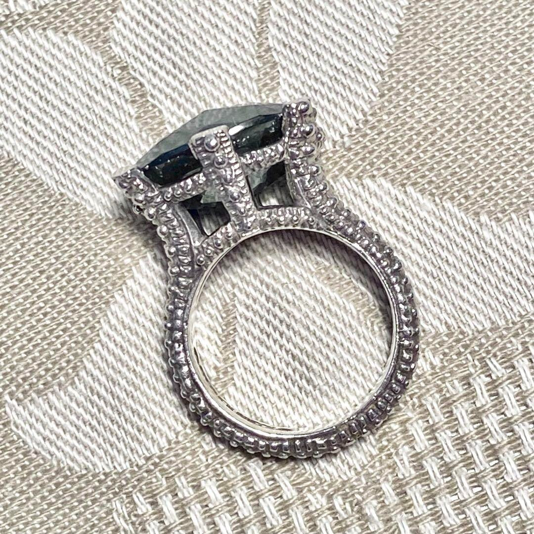 Stephen Dweck Sterling Silver 925 Facet Hematite Ring Size 48.5 US 4.75 Mint