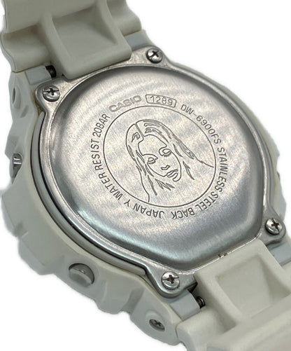 CASIO G-SHOCK DW-6900FS X-girl Womens Digital Watch White Resin Band 49mm Case