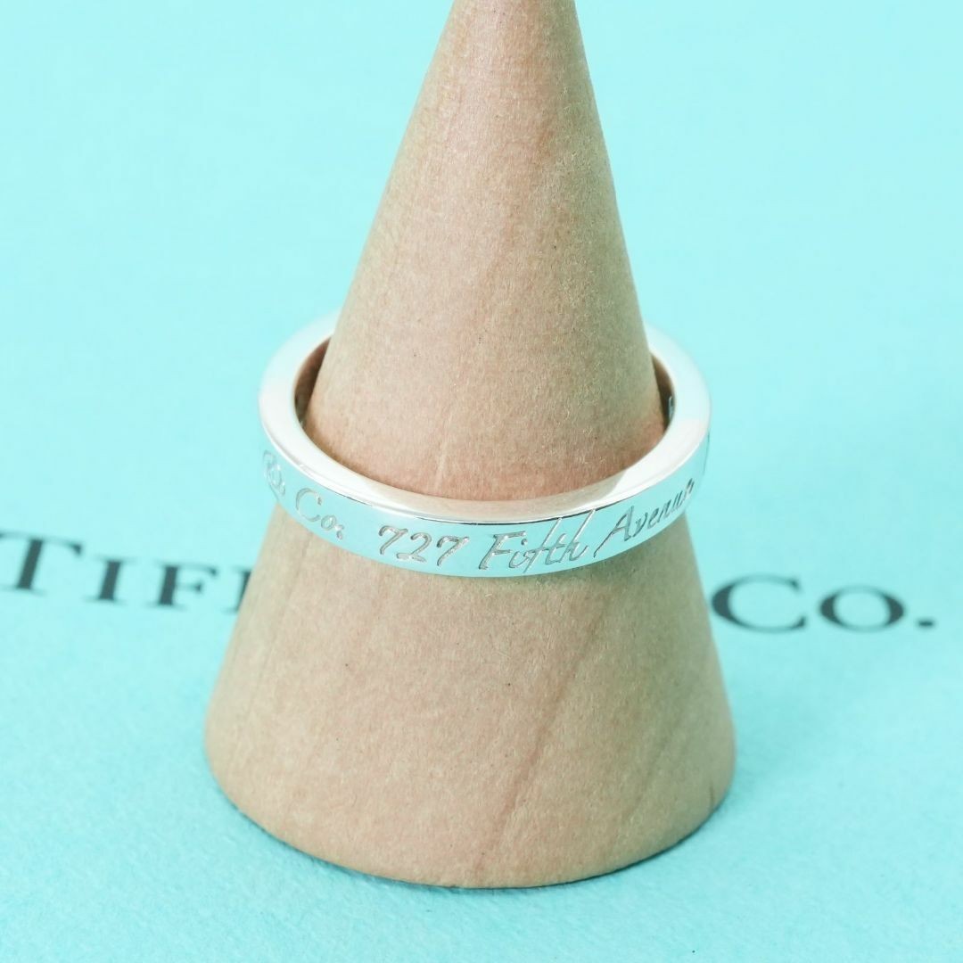 Excellent Tiffany & Co Sterling Silver 925 Note Narrow Ring Size US 5.5