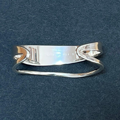 Georg Jensen Marcy # 618A Sterling Silver 925 Bangle Bracelet Size S Used