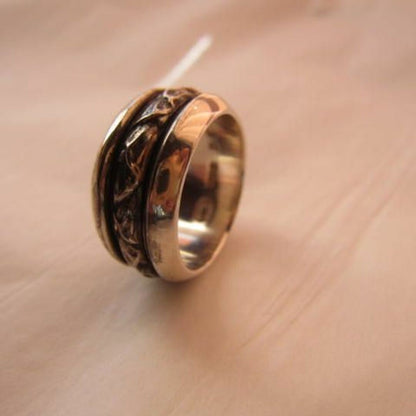 Georg Jensen # 28D Sterling Silver 925 Ring Size 52.5 US 6 Near Mint