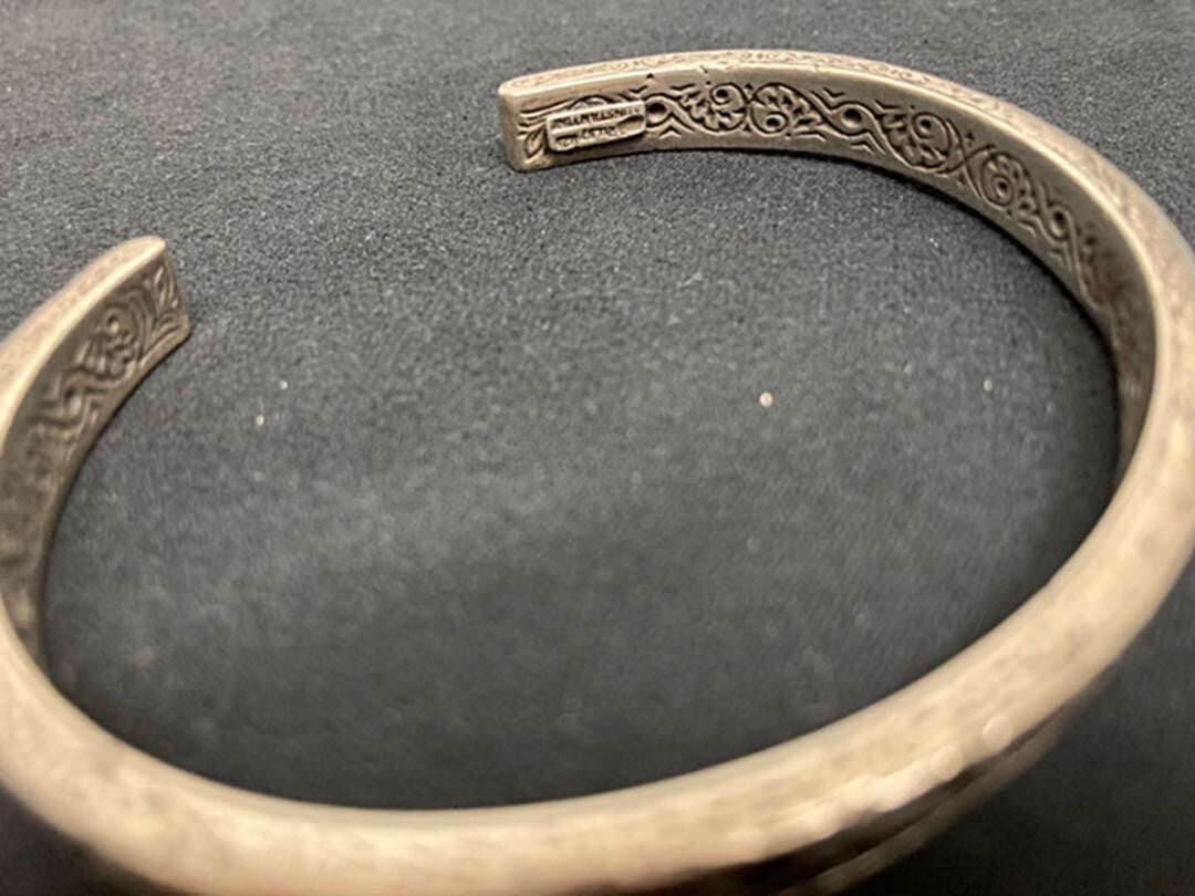 KONSTANTINO Sterling Silver Bangle Bracelet Length 15.7cm 6.1" Used From Japan