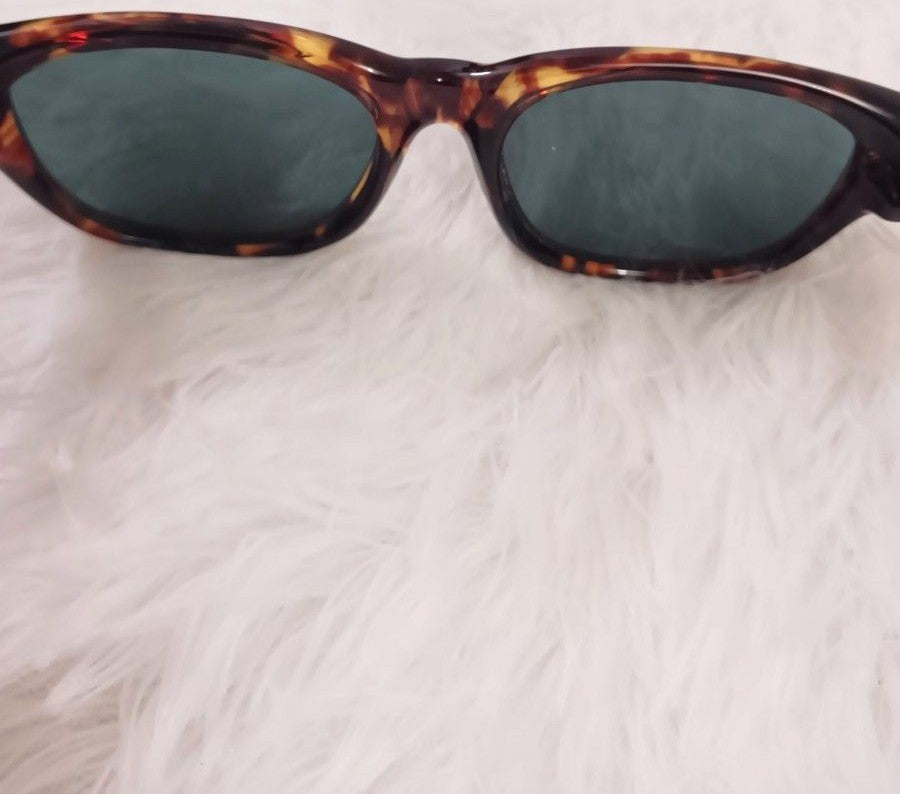 GUCCI GG2412 Sunglasses Mens Brown Havana Pattern Acetate Frame 53mm Vintage