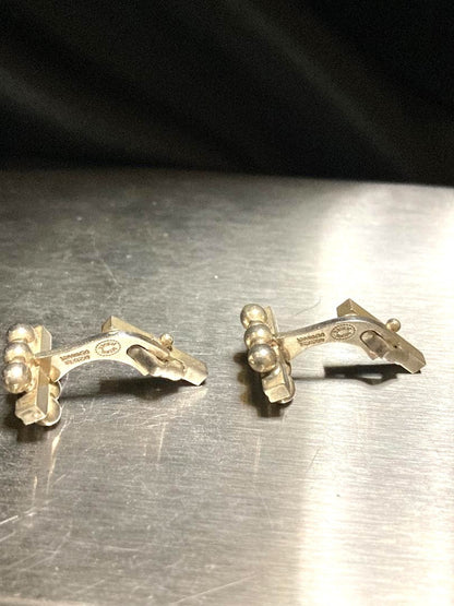 Vintage Georg Jensen # 61 Sterling Silver 925 Cufflinks Harald Nielsen