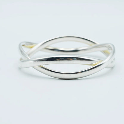 Georg Jensen # 237B Sterling Silver 925 Bangle Bracelet Astrid Fog Denmark RARE