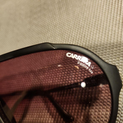 Carrera C Vision400 Lens Teardrop Sunglasses Designer Eyewear Used Vintage