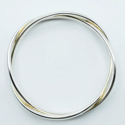 Georg Jensen # 237B Sterling Silver 925 Bangle Bracelet Astrid Fog Denmark RARE