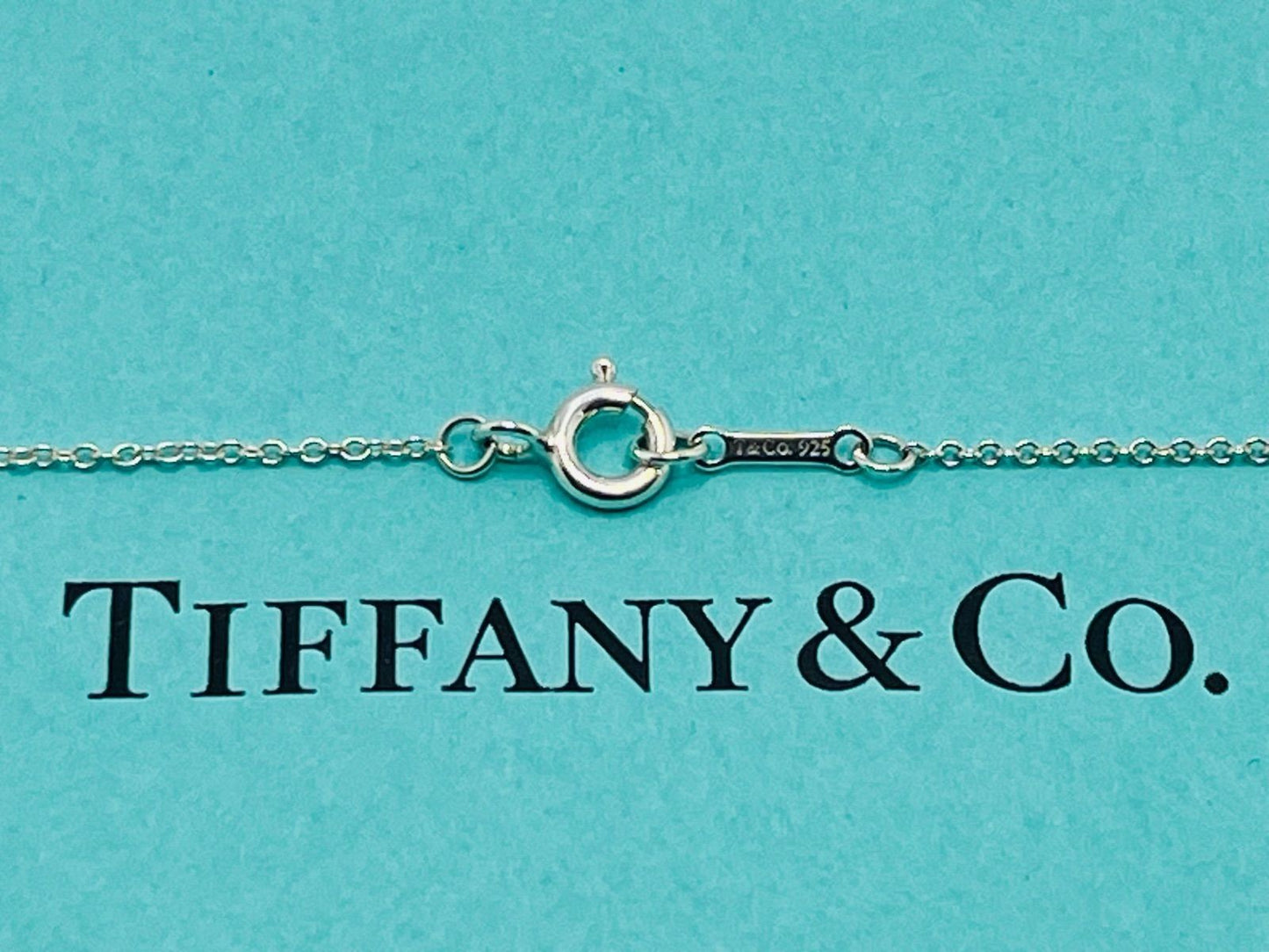 Tiffany & Co Sterling Silver 925 Venice Luce Drop Pendant Necklace Used Japan