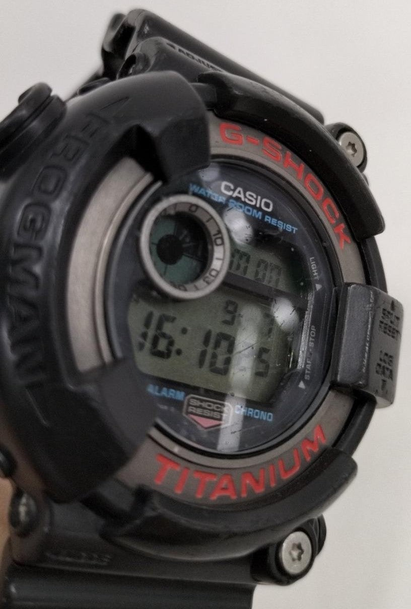 CASIO G-SHOCK Frogman DW-8200 Titanium Mens Digital Watch Black 200M Diver JDM