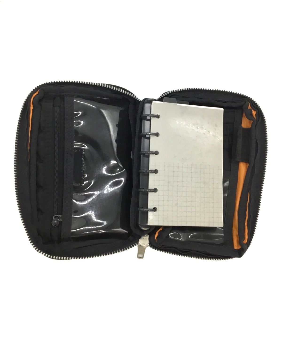 PORTER Tanker Yoshida System Organizer Cover Pouch Black Nylon Agenda Case