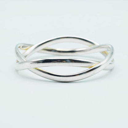 Georg Jensen # 237B Sterling Silver 925 Bangle Bracelet Astrid Fog Denmark RARE