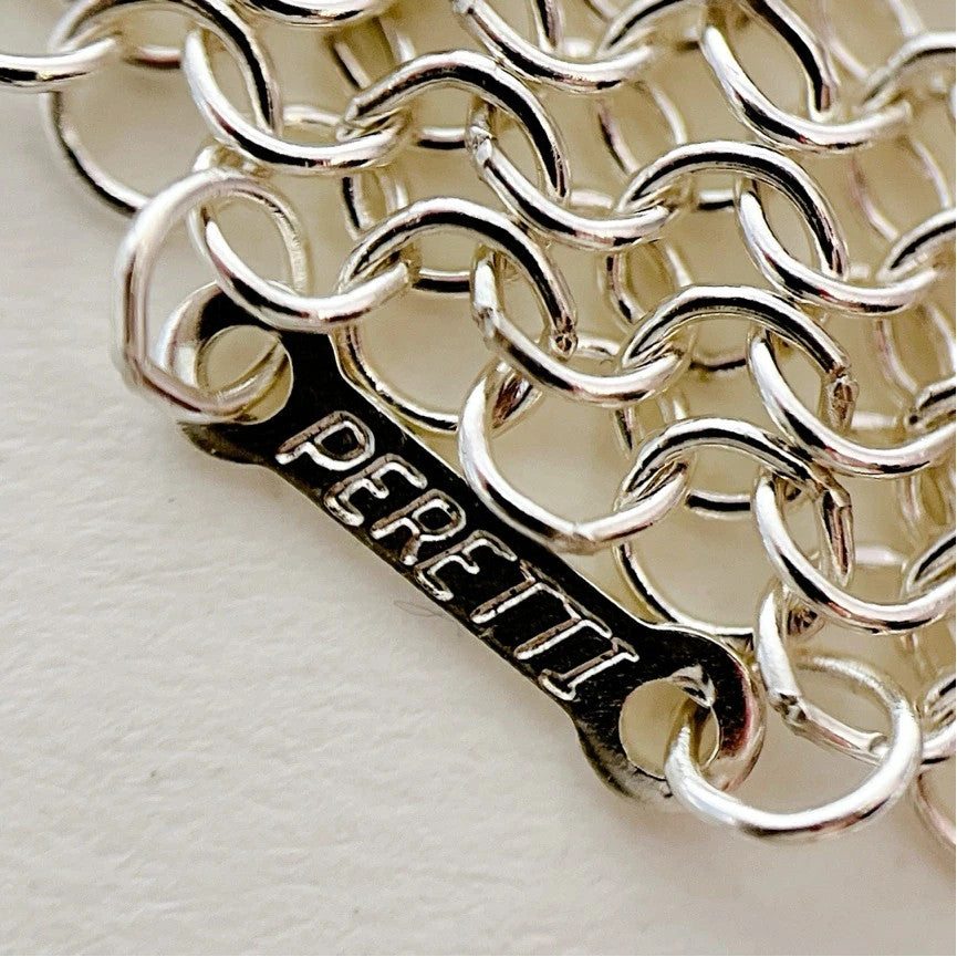 Tiffany & Co Sterling Silver 925 Somerset Mesh Scarf Necklace L 64cm 25.1in