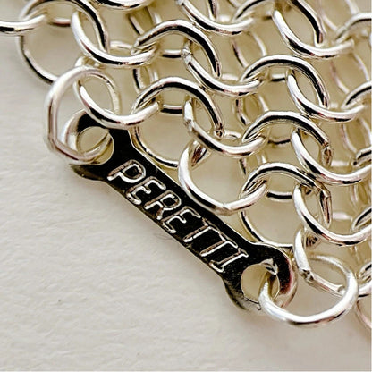 Tiffany & Co Sterling Silver 925 Somerset Mesh Scarf Necklace L 64cm 25.1in
