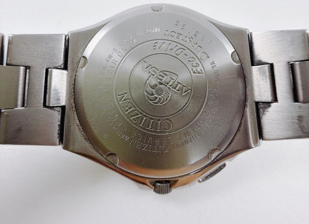 CITIZEN ATTESA ATD53-2611 Eco-Drive Radio Controlled Titanium Mens Watch 38mm