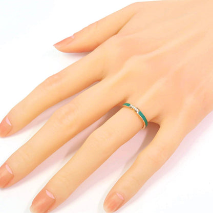 Chaumet Lian Evidence Ring Pink Gold K18 AU750 5P Diamond Size 52 US 6 Authentic