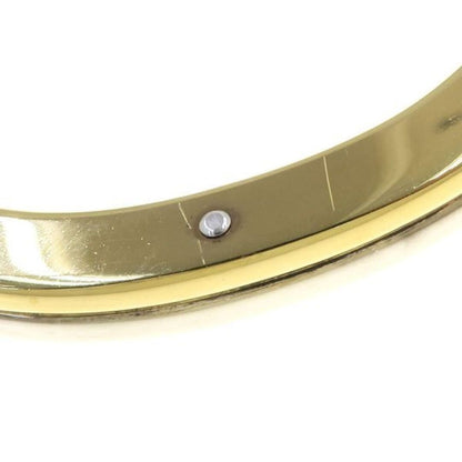 Georg Jensen # A78 Sterling Silver 925 Gold Plated Bracelet Bangle Rare 17cm