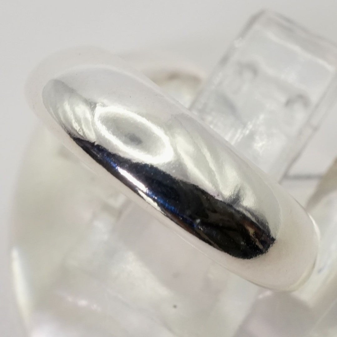 Georg Jensen # 501A Silver Curve Ring Regitze Overgaard Used Size 45 US 3.25
