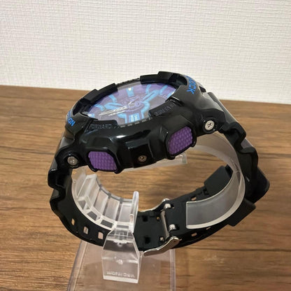 CASIO G-SHOCK GA-110HC-1AJF Mens Watch Black Purple Blue Analog Digital 51mm