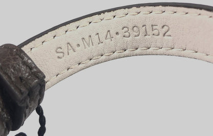 BVLGARI Monete Coin Leather Bracelet Brown Gold HW Ancient Coin Authentic Italy