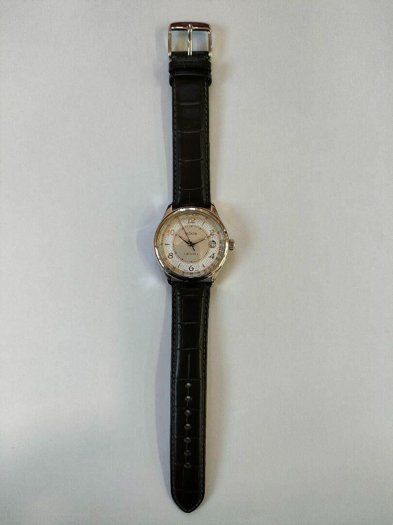 Epos 3285 Automatic Date Watch Stainless Steel 3Atm Swiss Made From Japan