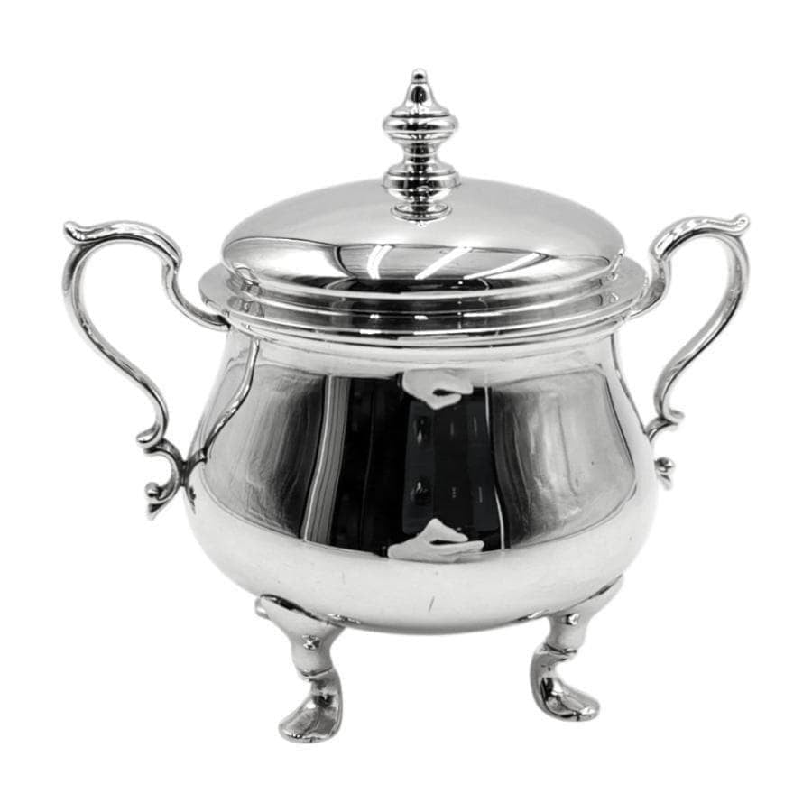 Excellent Tiffany & Co. MAKERS Sterling Silver 925 Sugar Bowl Sugar Pot Vintage
