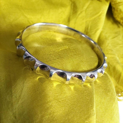 Vintage Rare Georg Jensen # 160 Sterling Silver 925 Bangle Bracelet Nanna Ditzel