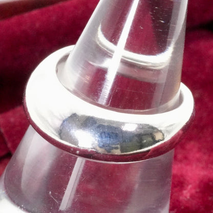Georg Jensen # 501A Silver Curve Ring Regitze Overgaard Used Size 45 US 3.25