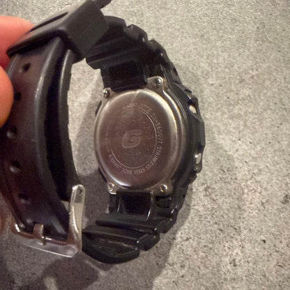 CASIO G-SHOCK DW-5600VT Digital Watch Black Resin Square Case Mens Used