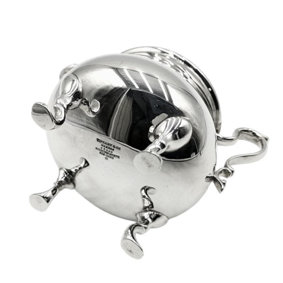 Excellent Tiffany & Co. MAKERS Sterling Silver 925 Sugar Bowl Sugar Pot Vintage