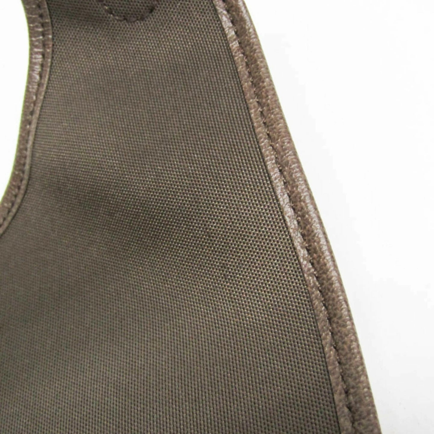 Gucci Auth GG Supreme 692964 Dog Harness PVC Leather Beige Dark Brown Used
