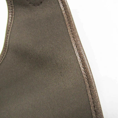 Gucci Auth GG Supreme 692964 Dog Harness PVC Leather Beige Dark Brown Used