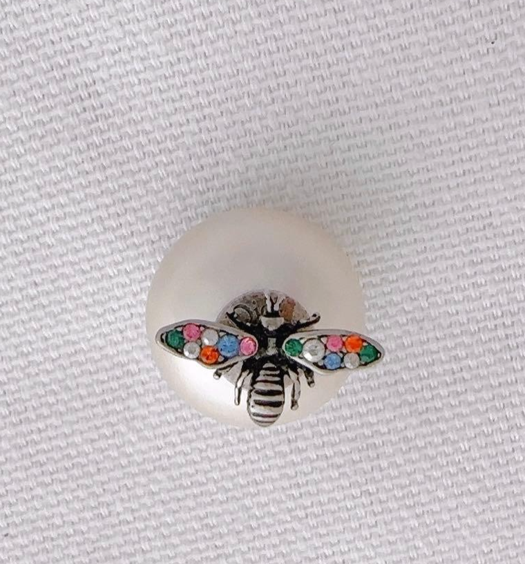 Authentic Christian Dior DIOR TRIBALES Crystal Bee Earring One Ear Only Rare