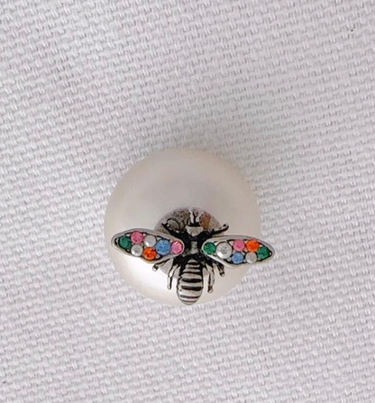 Authentic Christian Dior DIOR TRIBALES Crystal Bee Earring One Ear Only Rare