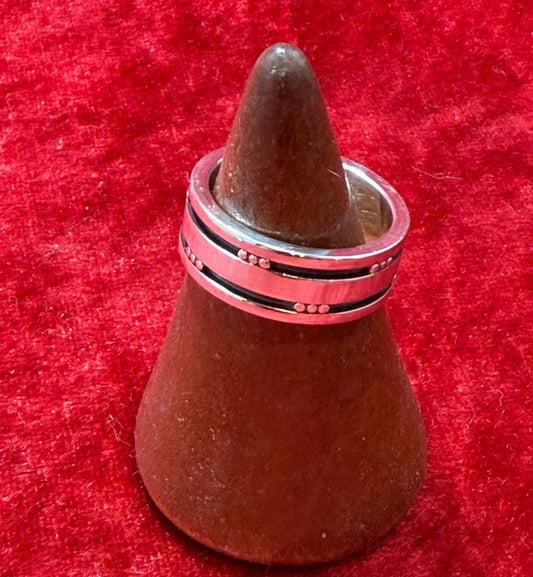Excellent Georg Jensen # 60D Sterling Silver 925 Ring Size 51 US 5.5