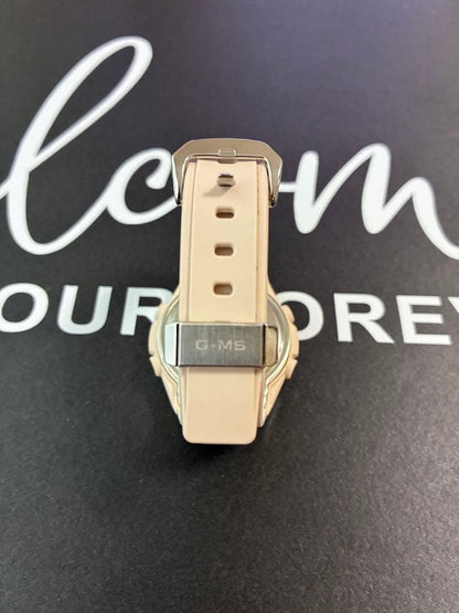 CASIO BABY-G G-MS MSG-W610FE-4AJF Tough Solar Womens Watch Silver Beige Dial