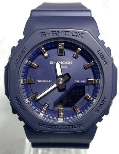 CASIO G-SHOCK GMA-P2100M-2AJF Carbon Core Navy Pink Gold Mens Watch Resin 46mm