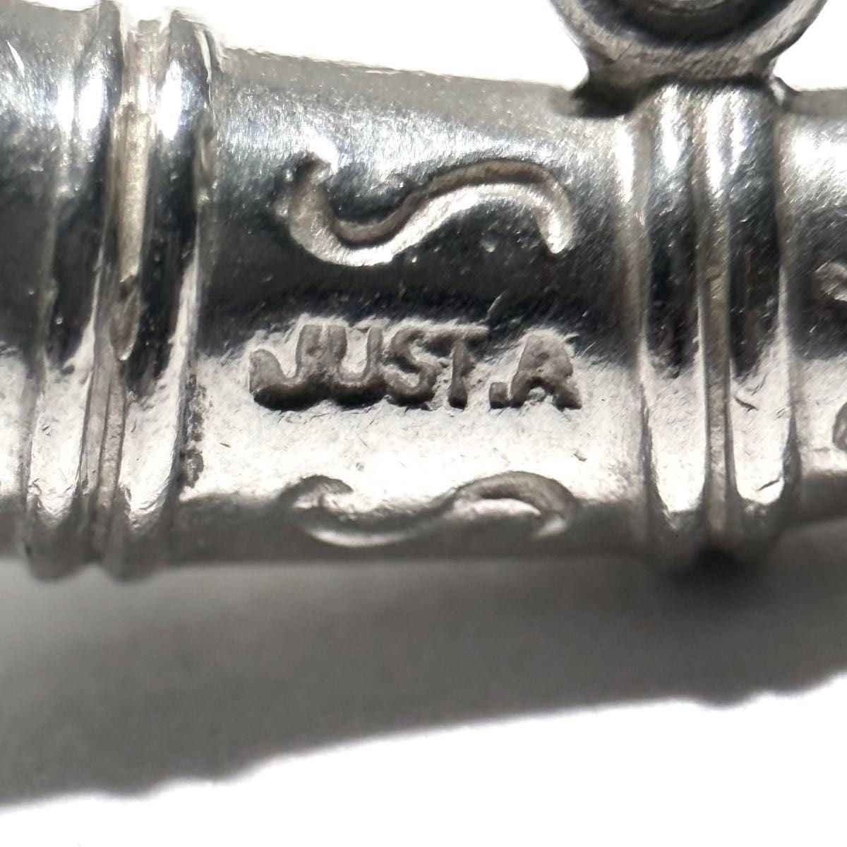 Vintage 50s Just Andersen Sterling Silver 925 Charm Pendant Top Denmark