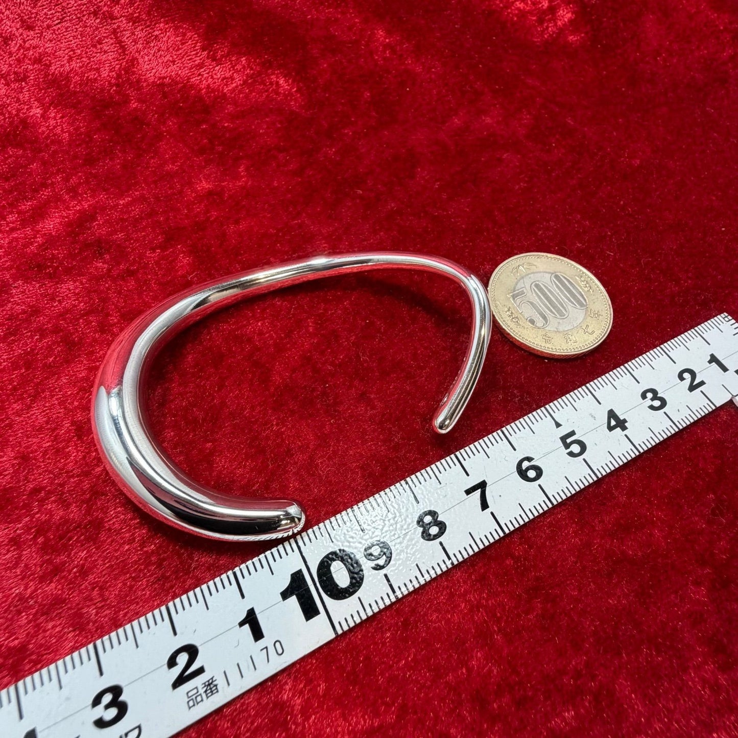 Excellent Georg Jensen Sterling Silver 925 OFFSPRING Cuff Bracelet L 16cm 6.3in