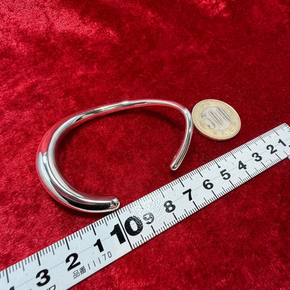 Excellent Georg Jensen Sterling Silver 925 OFFSPRING Cuff Bracelet L 16cm 6.3in