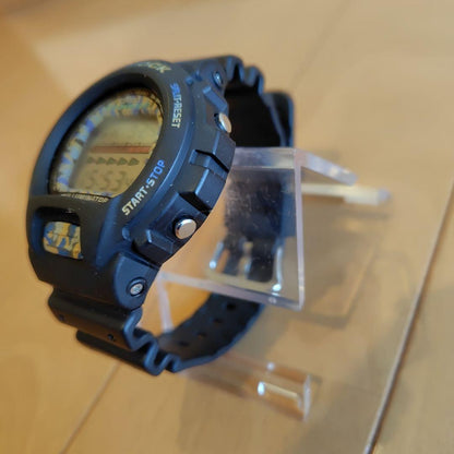 CASIO G-SHOCK DW-6600 Tribal Camouflage Mens Digital Watch Black Resin Working