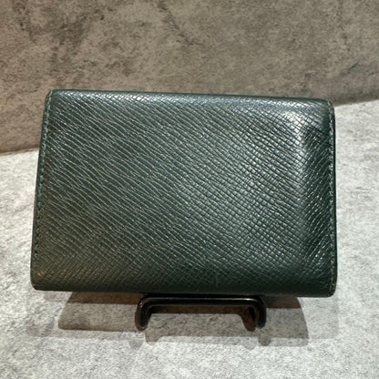 Louis Vuitton Authentic Taiga Leather Multicles Key Case Dark Green Used