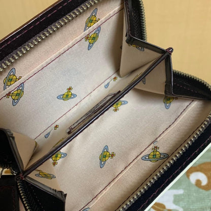 Vivienne Westwood Playing Card Print Coin Purse Discontinued Design Used