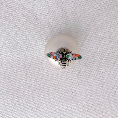 Authentic Christian Dior DIOR TRIBALES Crystal Bee Earring One Ear Only Rare