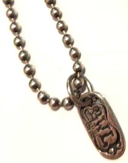 Bill Wall Leather BWL Malibu Ball Chain Necklace Silver 43cm 16.9" Used 11g