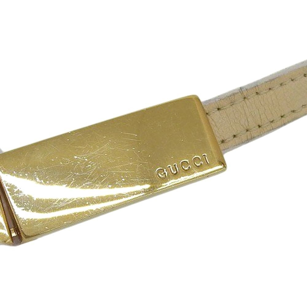Gucci Beige Leather Gold Hardware Narrow Belt Size 75 30 91cm 35.8in Tom Ford